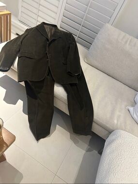 Men’s corduroryTwo-Piece Jacket and Pants Set